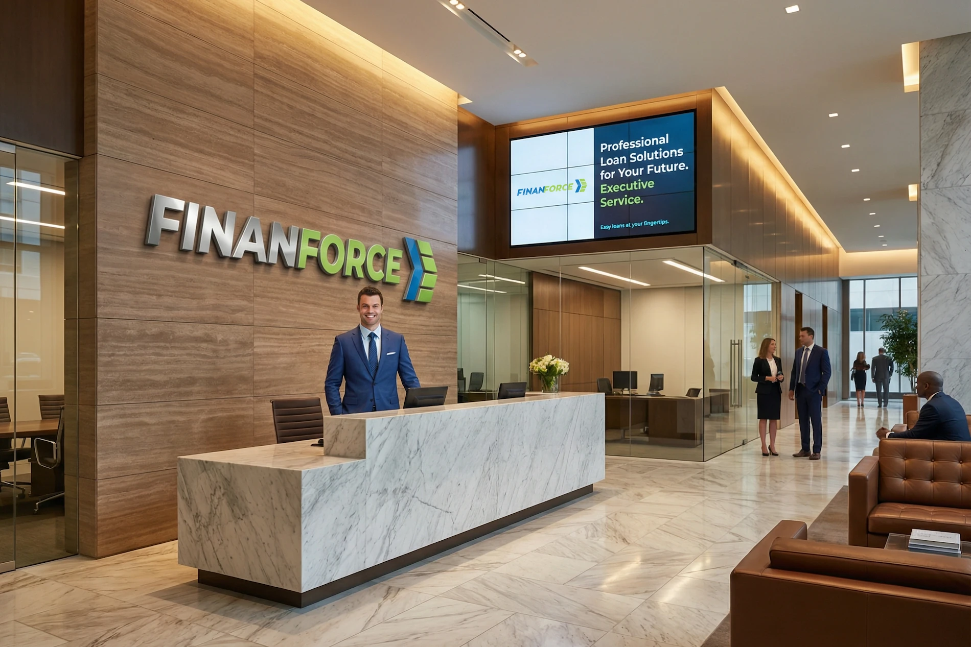 Finanforce Loans - Clean Institutional Corporate Identity