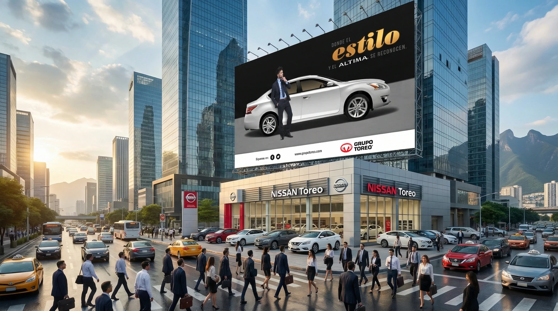 Nissan Altima Executive Segment and Corporate Lifestyle Billboard