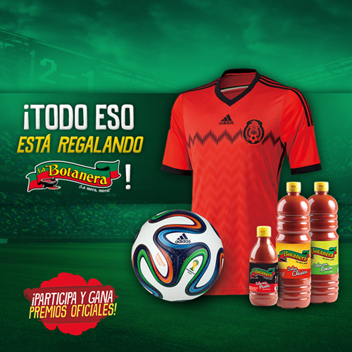 Mega Alimentos La Botanera Gifts Worldcup 2014