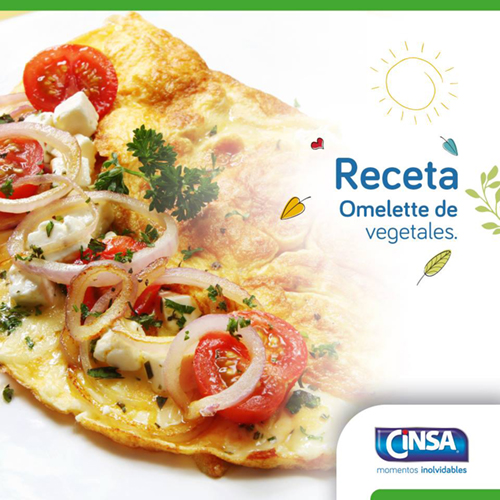 GIS Cinsa Receta Omelette Vegetales